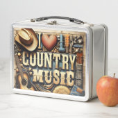 Lunch Box Musique country. (En situation)