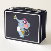 Lunch Box Musique des écouteurs d'éléphant (Dos)