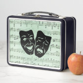 Lunch Box Musique verte et masques grecs de théâtre (En situation)