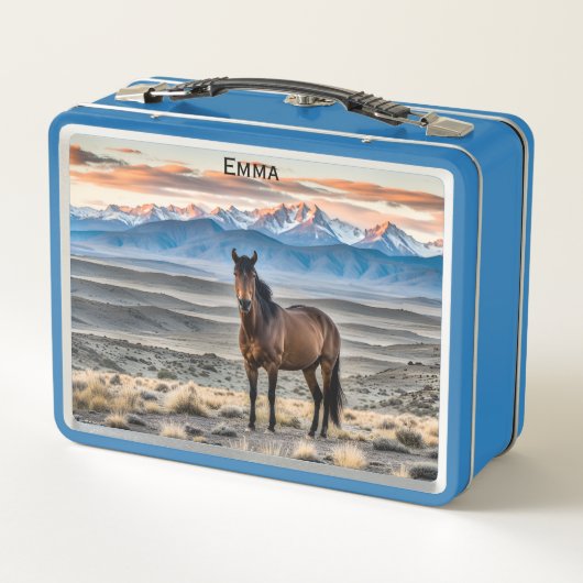 Lunch Box Mustang sauvage enfant ou adulte (Dos)