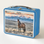 Lunch Box Mustang sauvage enfant ou adulte (Devant)