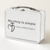 Lunch Box My story is simple (Devant)