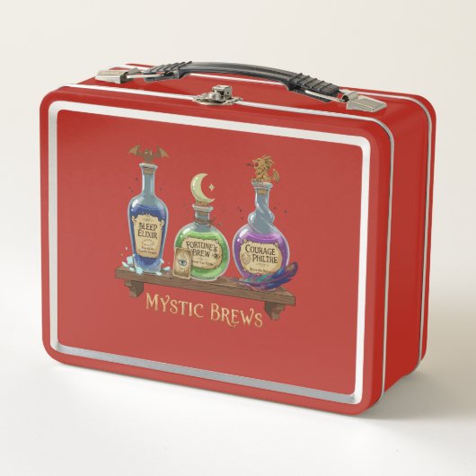 Lunch Box Mystic Brews | Potions et Élixirs Fantaisistes de (Devant)