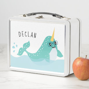 Lunch Box Narwhal Cool avec lunettes