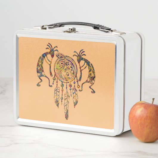 Lunch Box Native American Kokopelli (En situation)