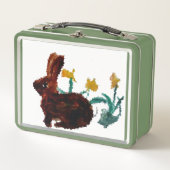 Lunch Box Nature Art Daffodiques Rabbit (Devant)