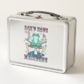 Lunch Box "Ne haïssez pas, méditez" | Grenouille pacifique e (Devant)