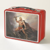 Lunch Box Ne jamais abandonner l'Imaginaire Trump Barbarian  (Dos)