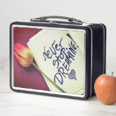 Lunch Box Ne jamais cesser de rêver (En situation)
