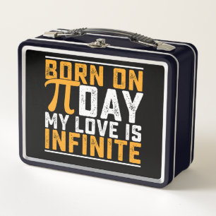Lunch Box Né le jour de Pi mon amour est infini Math drôle