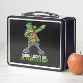Lunch Box Né Lucky Sur St Patrick's Day Dabbing Birthday (En situation)