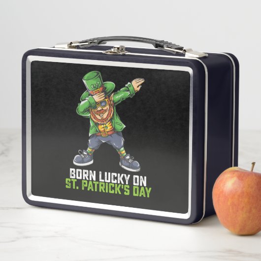 Lunch Box Né Lucky Sur St Patrick's Day Dabbing Birthday (En situation)