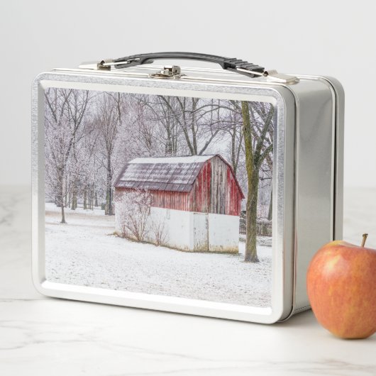 Lunch Box Neige À La Grange Rouge (En situation)