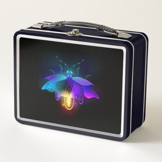 Lunch Box Neon Firefly sur noir (Devant)