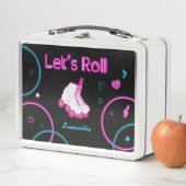 Lunch Box Neon Llow Roller Skating Roll (En situation)