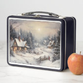 Lunch Box Nice village la nuit de Noël (En situation)