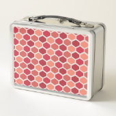 Lunch Box Nid d'abeille en rouges (Dos)