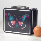 Lunch Box Night Sky Moth - Cosmic Celestial Nebula Space (En situation)