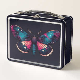 Lunch Box Night Sky Moth - Cosmic Celestial Nebula Space