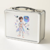 Lunch Box # Nihonium (Nh) – Atomique | Collection ATOMIVRA™ (Dos)