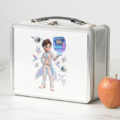 Lunch Box # Nihonium (Nh) – Atomique | Collection ATOMIVRA™ (En situation)