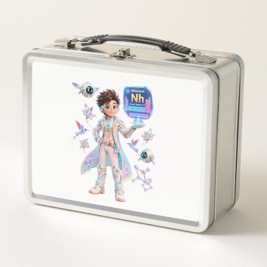 Lunch Box # Nihonium (Nh) – Atomique | Collection ATOMIVRA™ (Devant)