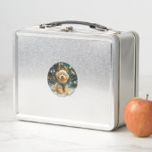 Lunch Box Noël Cavapoo Reindeer Chien Santa Hat Cute Holi (En situation)