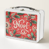 Lunch Box Noel de Noël Rouge et Vert (Devant)