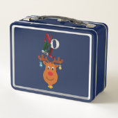 Lunch Box Noel Deer Bells Bauble Rudolf Snowflakes Noël (Dos)