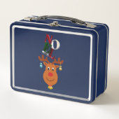 Lunch Box Noel Deer Bells Bauble Rudolf Snowflakes Noël (Devant)