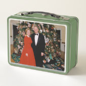 Lunch Box Noël du président américain Bill Clinton et Hillar (Dos)