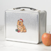 Lunch Box Noël Éclairage Noël Chow Chow Chien Noël (En situation)