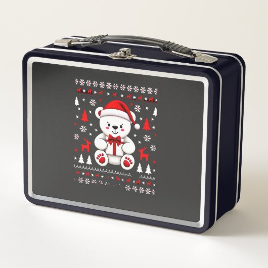 Lunch Box Noël Ours Noël (3) (Devant)