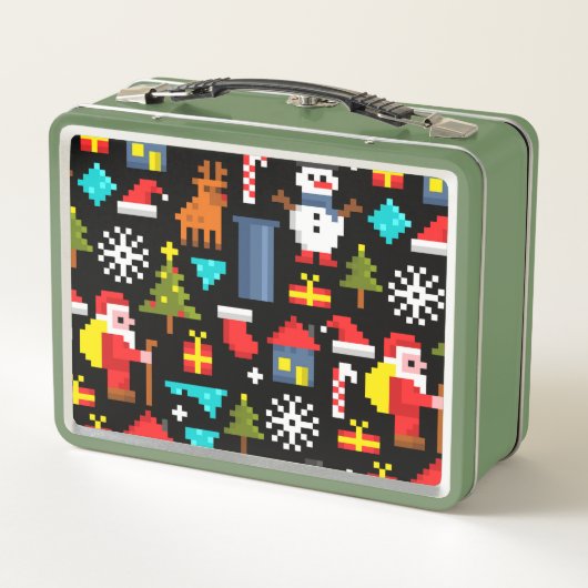 Lunch Box Noël Pixel (Dos)