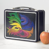 Lunch Box noeud arc-en-ciel (En situation)