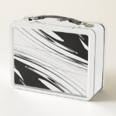 Lunch Box Noir et Blanc Moderne (Dos)