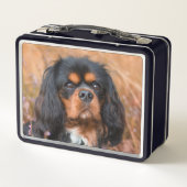 Lunch Box Noir et Tan Cavalier King Charles Spaniel Chien (Dos)