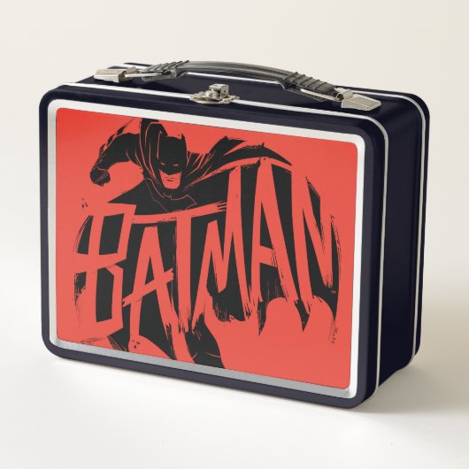Lunch Box Nom de la brosse à encre Batman (Devant)