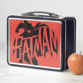 Lunch Box Nom de la brosse d'encre Batman (En situation)