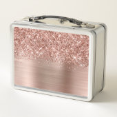 Lunch Box Nom du glamour or Rose Glitt (Dos)