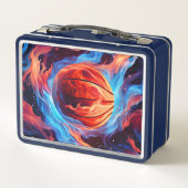 Lunch Box Nom du thème du basket-ball Cool personnalisé (Dos)