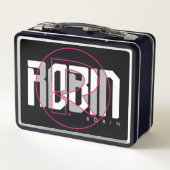 Lunch Box Nom graphique Robin Hi-Tech (Dos)