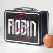 Lunch Box Nom graphique Robin Hi-Tech (En situation)