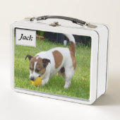 Lunch Box Nom Jack Avec Fox Terrier, (Devant)
