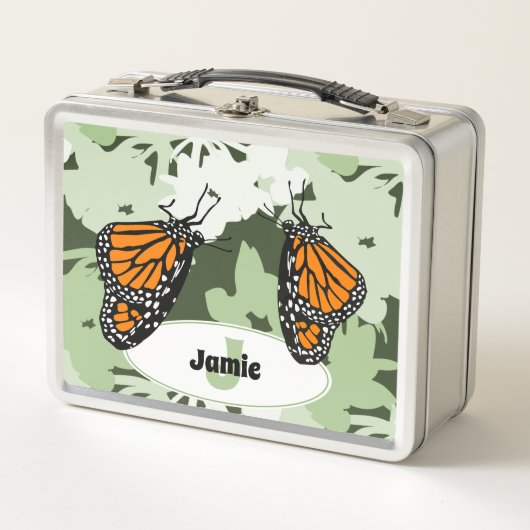 Lunch Box Nom mignon Premier Monarque Papillon vert (Devant)