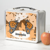 Lunch Box Nom mignon Premier papillon de monarque orange (En situation)
