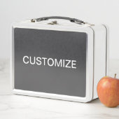 Lunch Box Nom moderne en gras modifiable, entreprise ou marq (En situation)