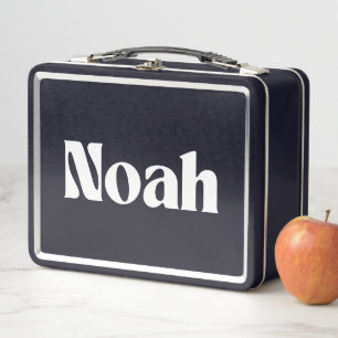 Lunch Box Nom Noah Personnalisé