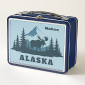 Lunch Box Nom personnalisé ALASKA (Devant)