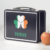 Lunch Box Nom personnalisé Celtic Irlande Shamrock Drapeau i (En situation)